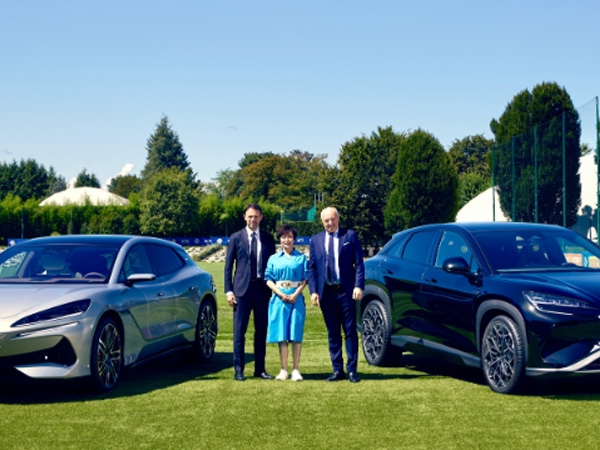 BYD trở thành đối tác ô tô toàn cầu của câu lạc bộ bóng đá Inter Milan